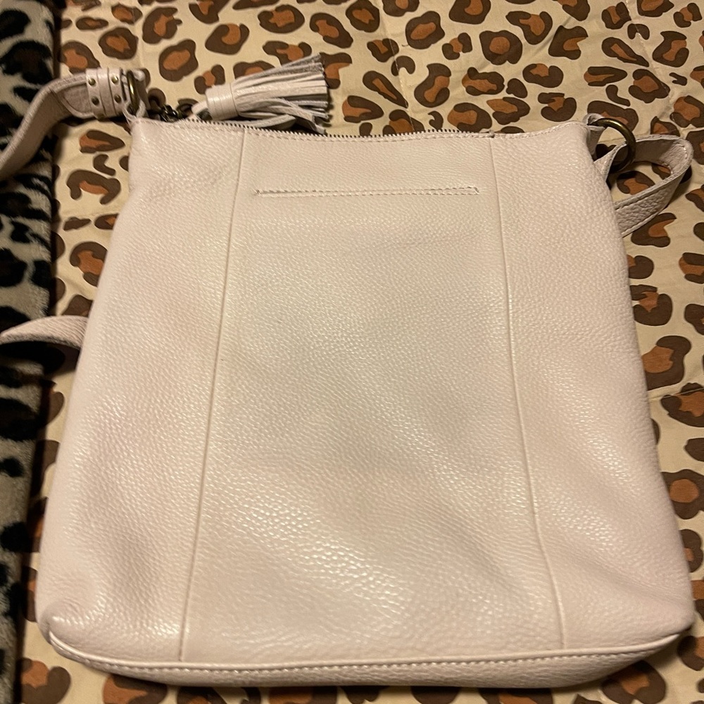 The Sak collective purse genuine leather cream color